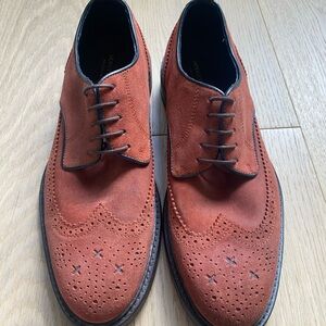 Men’s Scotch and Soda Stylish Brogue Suede Shoes -size 10